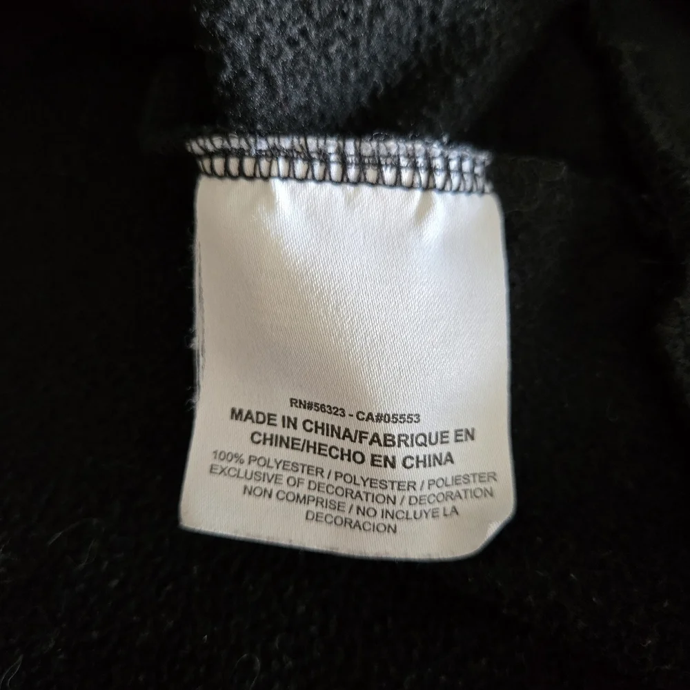 Air Jordan Rise 23 Black On Black On Black Box Pullover Hoodie Fleece Lined L